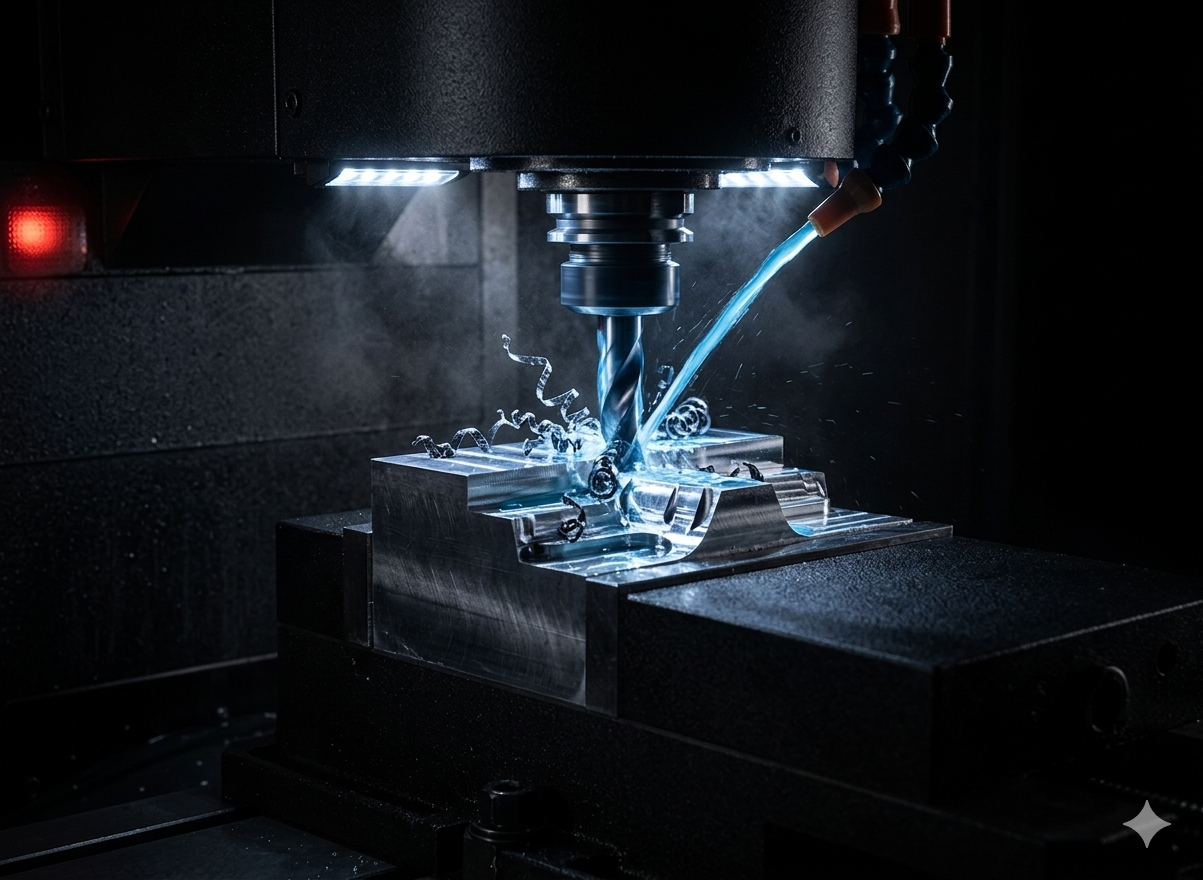 CNC aluminum machining